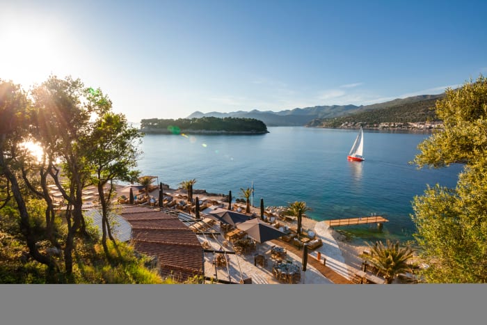 Sailing in Dubrovnik, Croatia.